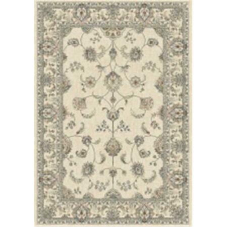 DYNAMIC RUGS Ancient Garden Rugs, Ivory - 7.10 x 11.2 in. AN912571596464